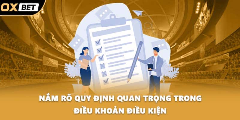 Nắm rõ quy định quan trọng trong điều khoản điều kiện